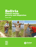 Bolivia: Climate change, poverty and adaptation