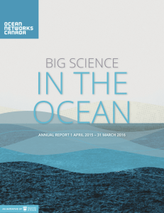BIG SCIENCE - Ocean Networks Canada