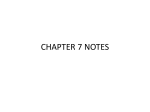 chapter 7 notes