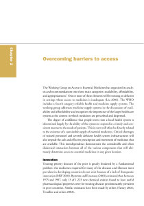 Overcoming barriers to access