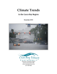 Climate Trends in the Casco Bay Region