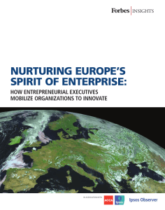 nurturing europe`s spirit of enterprise