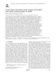 Crustal structure of the Hatton and the conjugate east Greenland