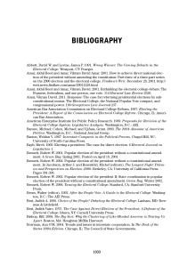 bibliography - Every Vote Equal