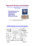 Spacecraft Sensors and Actuators