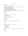 Meteorology Chapter 8 Worksheet 2 Name: Circle the letter that
