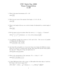 2000 - CSU Math homepage