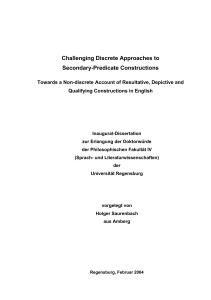 Challenging Discrete Approaches to Secondary