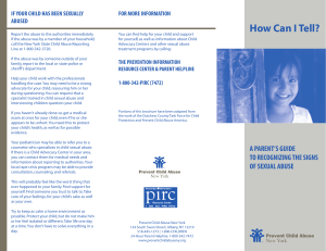 How Can I Tell? - Prevent Child Abuse New York