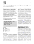 Fatty acid amide hydrolase - The Scripps Research Institute