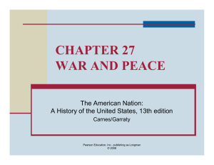 chapter 27 war and peace - National Paralegal College