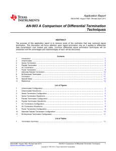 AN-903 A Comparison of Differential