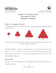 Tn = ∑ n - CEMC - University of Waterloo