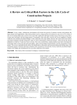 Risk Factors, Risk Assessment Techniques, Construction Projects