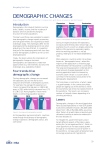 DEMOGRAPHIC CHANGES
