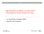 High-frequency LDMOS in 0.18um BCD Technology for Power