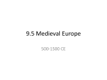 9.5 Medieval Europe