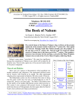 The Book of Nahum - Associates for Scriptural Knowledge