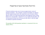Properties of wave functions (Text 5.1)