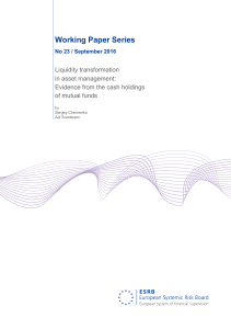 Liquidity transformation in asset management