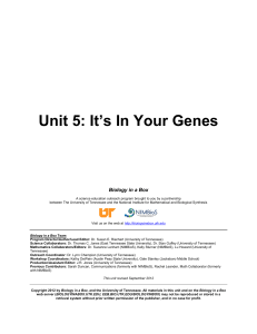 It`s In Your Genes