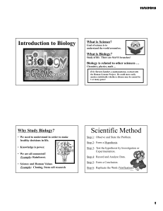 Scientific Method