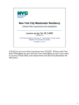 New York City Wastewater Resiliency