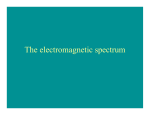 The electromagnetic spectrum