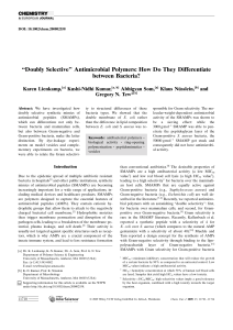 Doubly Selective Antimicrobial Polymers: How Do They Differentiate