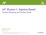 AP® Physics 1: Algebra-Based