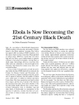 Ebola Is Now Becoming the 21st