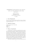 Measurement of refractive index of prism using spectrometer