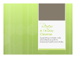 14 Day Cleanse Presentation