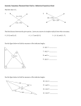 Geometry Competency Placement Exam Practice