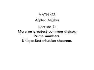 Lecture 4 - Math TAMU