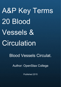 Blood Vessels Circulat.