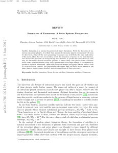 Formation of Exomoons: A Solar System Perspective