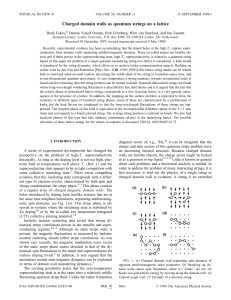 Charged domain walls as quantum strings on a - Instituut