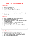 CHAPTER 2: CELL AS THE BASIC UNIT OF LIFE 2.1 What is a cell