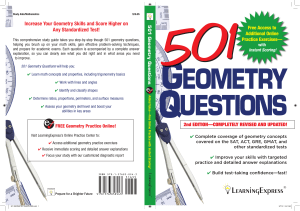 501 Geometry Questions