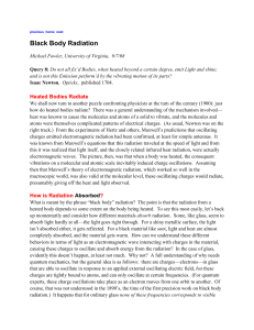 Black Body Radiation - Galileo