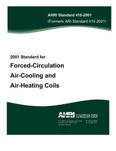 Forced-Circulation Air-Cooling and Air-Heating Coils