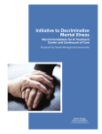 Initiative to Decriminalize Mental Illness