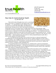 Raw Oats for Gastrointestinal Health