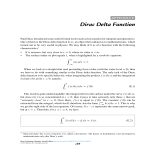 Dirac Delta Function