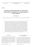 Diseases of Echinodermata. IV. Structural abnormalities and general