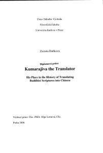 Kumarajiva the Translator