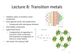 Lecture 2: Bonding in solids