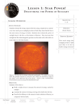 Messenger`s Star Power! - Laboratory for Atmospheric and Space