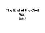 End of the Civil War Answers.key